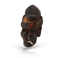 Asian Tribal Mask PNG & PSD Images