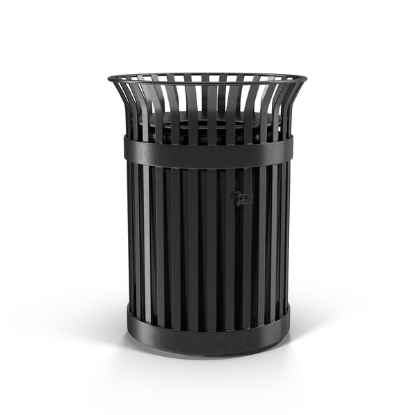 Metal Trash Can PNG & PSD Images