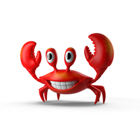 Cartoon Crab PNG & PSD Images