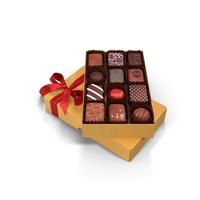 巧克力盒PNG和PSD图像