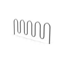 Wave Bicycle Parking Rack PNG & PSD Images