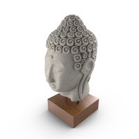 Buddha Head Statue PNG & PSD Images