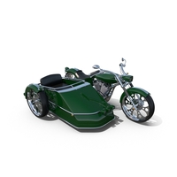 Chopper with Sidecar PNG & PSD Images