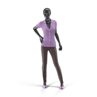 Showroom Mannequin With Pants And Blouse PNG & PSD Images