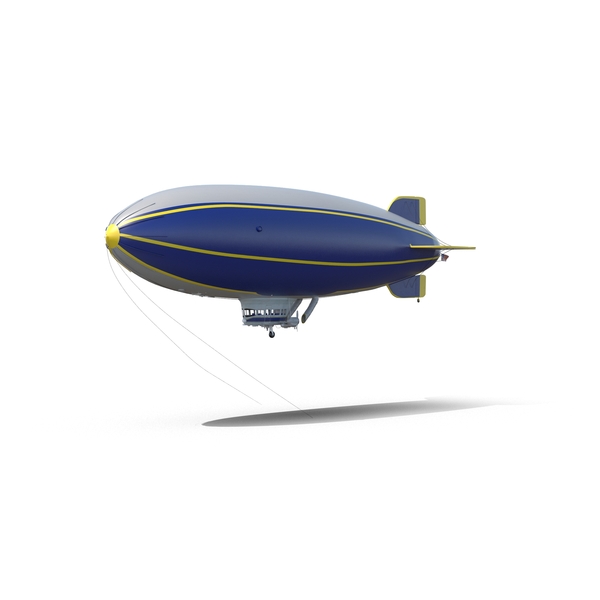 Blue Blimp PNG & PSD Images