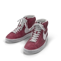 Nike Mid Blazer Red Wine PNG & PSD Images