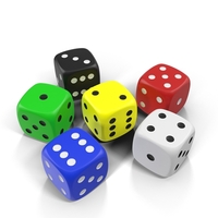Multicolor Dice PNG & PSD Images