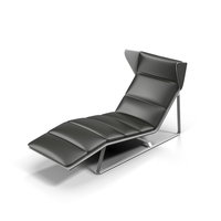 Esedra Romea Leather Lounge Chair PNG & PSD Images
