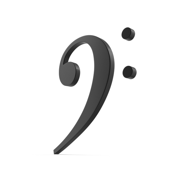 Bass Clef (F Clef) PNG & PSD Images