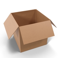 Open Cardboard Box PNG & PSD Images