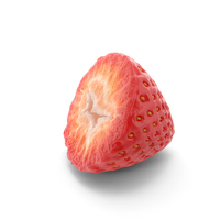 草莓横截面PNG和PSD图像