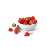 Bowl Of Strawberries PNG & PSD Images