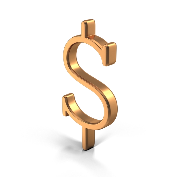 Dollar Signs Gold PNG & PSD Images