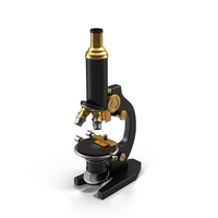 Antique Light Microscope PNG & PSD Images