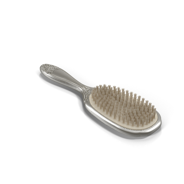 Sliver Hair Brush PNG & PSD Images