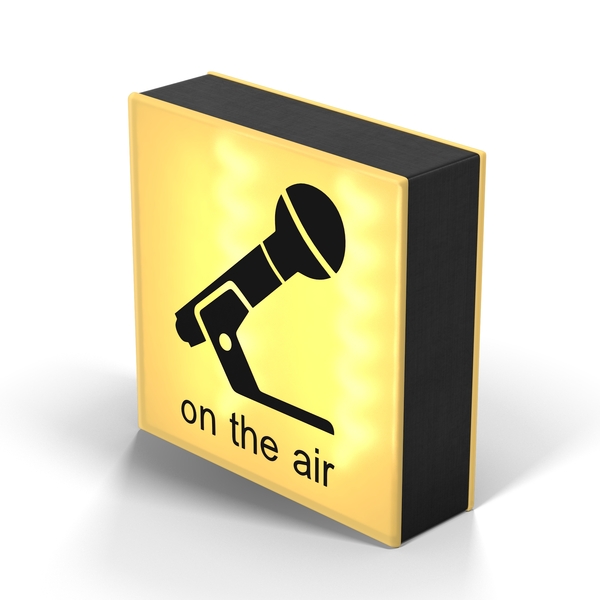 Yellow On Air Sign PNG & PSD Images