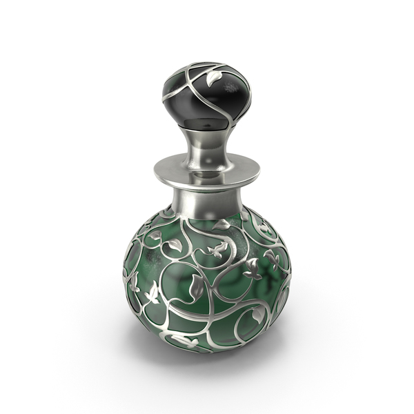 Perfume Bottle Green PNG & PSD Images