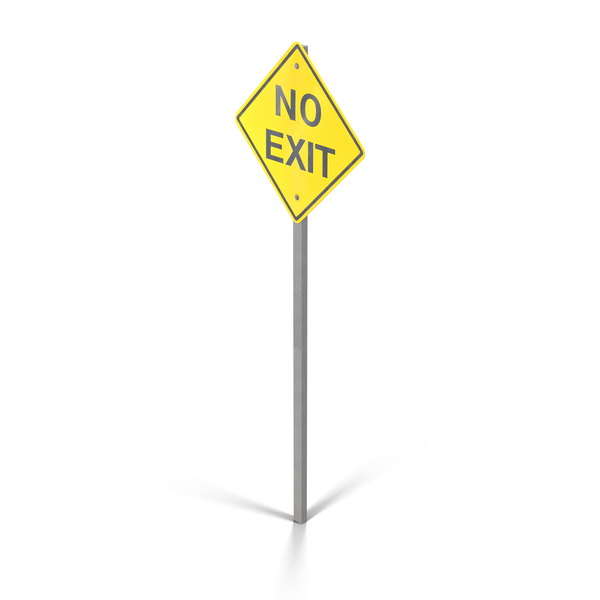 No Exit Sign PNG & PSD Images