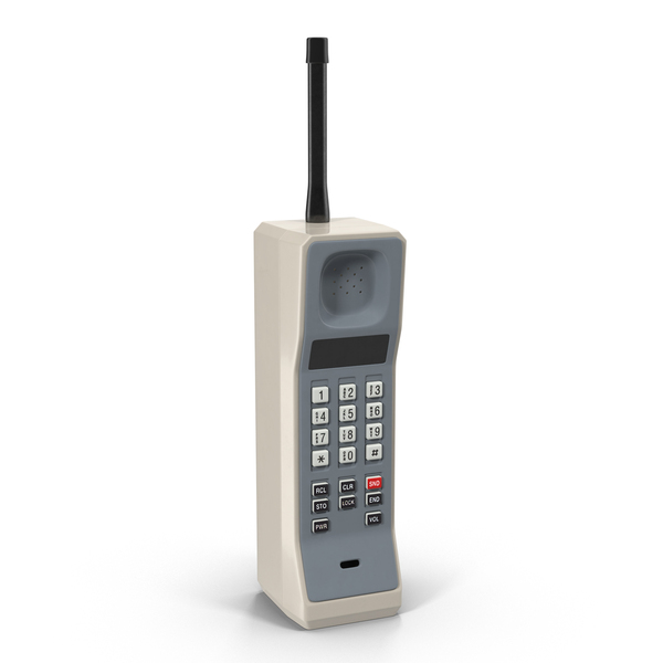 1980's Cell Phone PNG & PSD Images