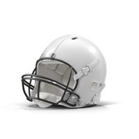 白色足球头盔PNG和PSD图像