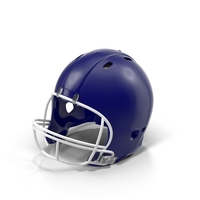 蓝色足球头盔PNG和PSD图像