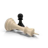 Fallen King White and Black Pawn PNG & PSD Images