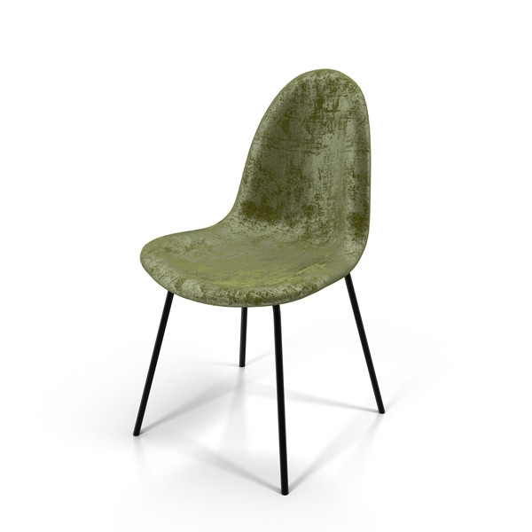 Green Velvet Chair PNG & PSD Images