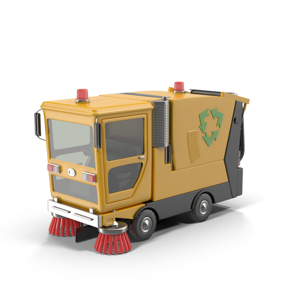 Cartoon Street Sweeper PNG & PSD Images