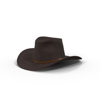 棕色牛仔帽PNG和PSD图像