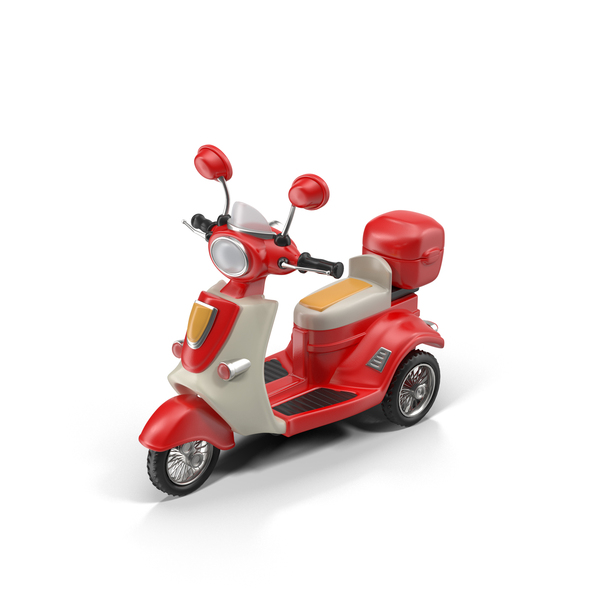 Cartoon Motor Scooter PNG & PSD Images