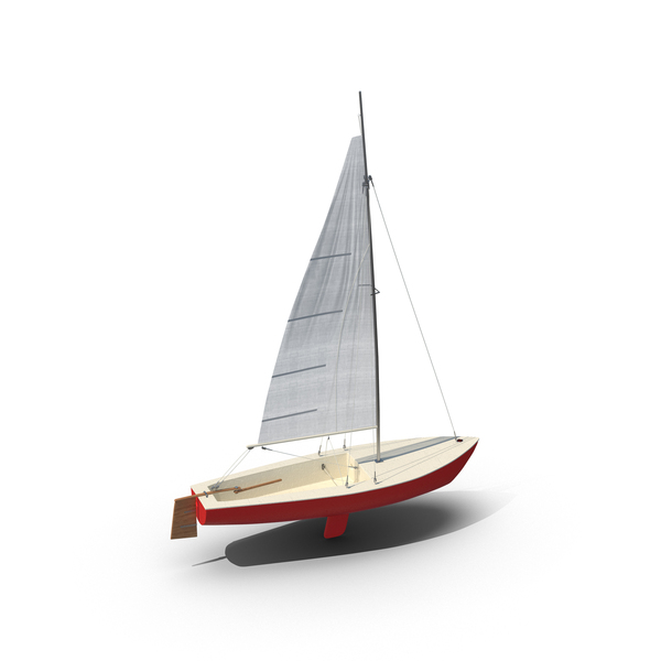 Sailboat Red PNG & PSD Images
