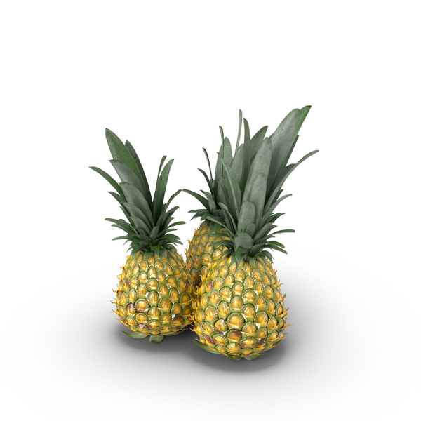 菠萝PNG和PSD图像