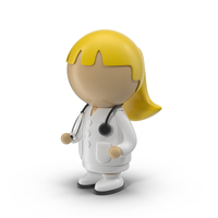 Cartoon Female Doctor PNG & PSD Images