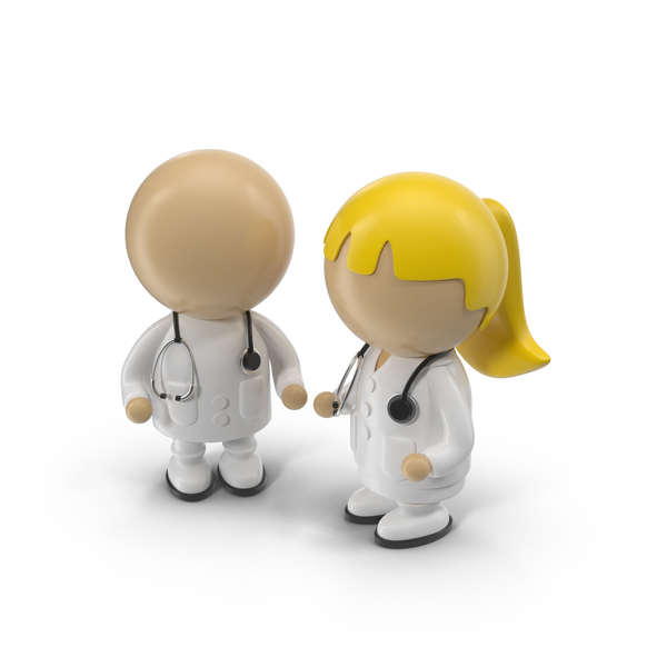 Male and Female Cartoon Doctors PNG Images & PSDs for Download | PixelSquid  - S10529442E