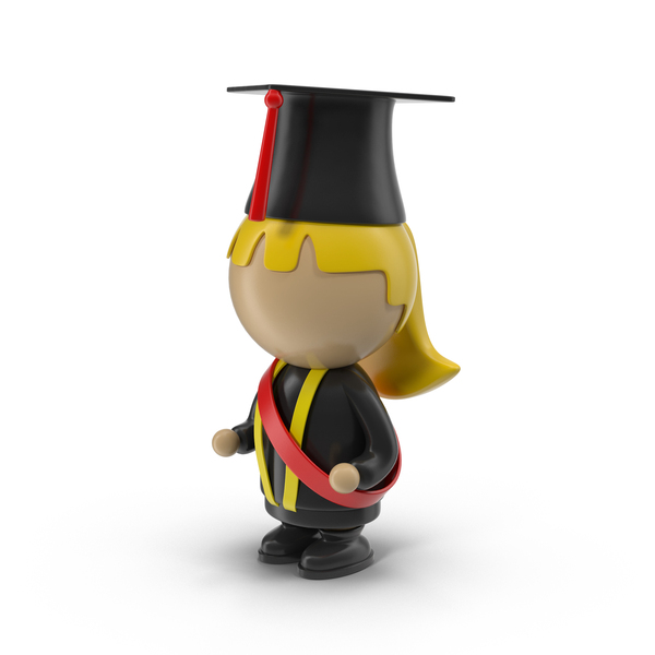 Cartoon Female Student PNG & PSD Images