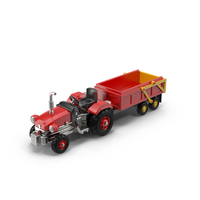 Tractor with a Trolley PNG & PSD Images