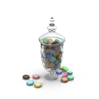 Jar with Macarons PNG & PSD Images
