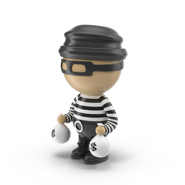Cartoon Male Thief PNG & PSD Images
