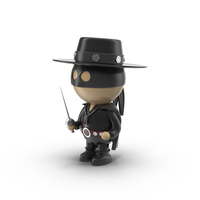Cartoon Zorro Character PNG & PSD Images
