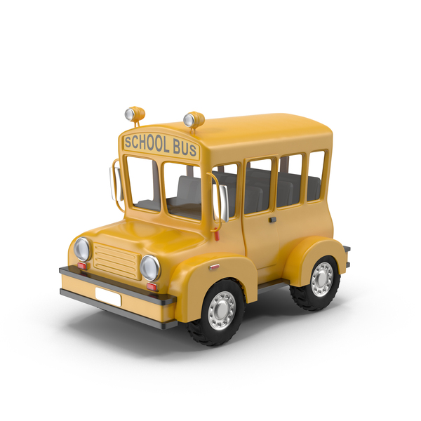 Cartoon School Bus PNG & PSD Images