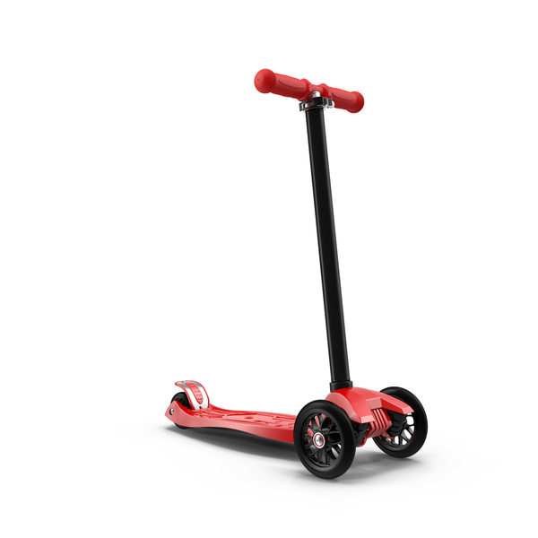 Kids Three Wheeled Scooter PNG & PSD Images