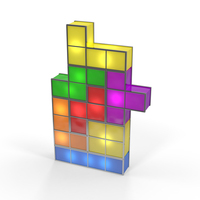 Tetris Lamp PNG & PSD Images