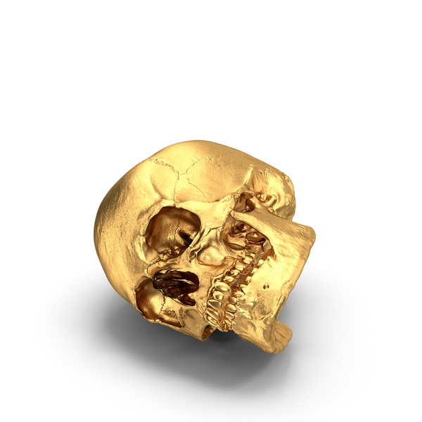 Gold Skull PNG & PSD Images