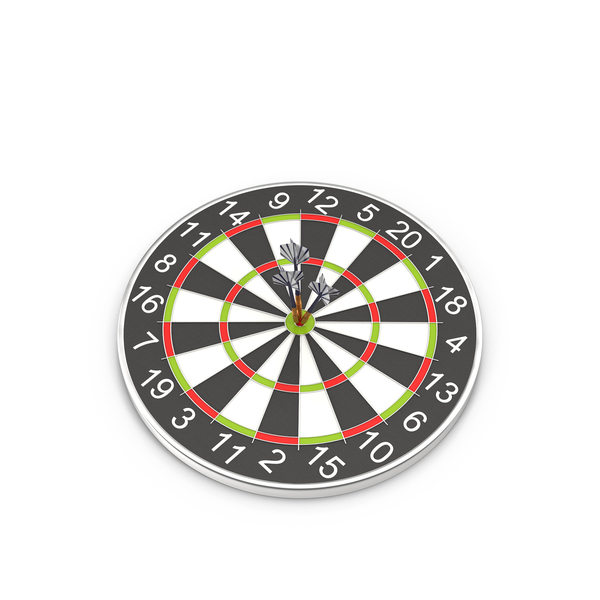 Dartboard with Darts PNG & PSD Images