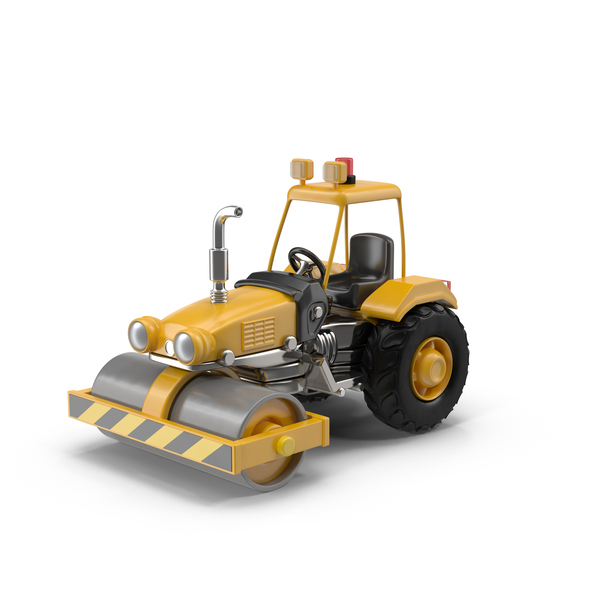 Cartoon Road Roller PNG & PSD Images