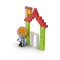 Cartoon Building and Character PNG & PSD Images