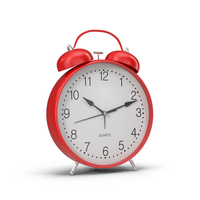 Red Alarm Clock PNG & PSD Images