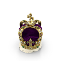 St Edwards Crown with Fur PNG & PSD Images
