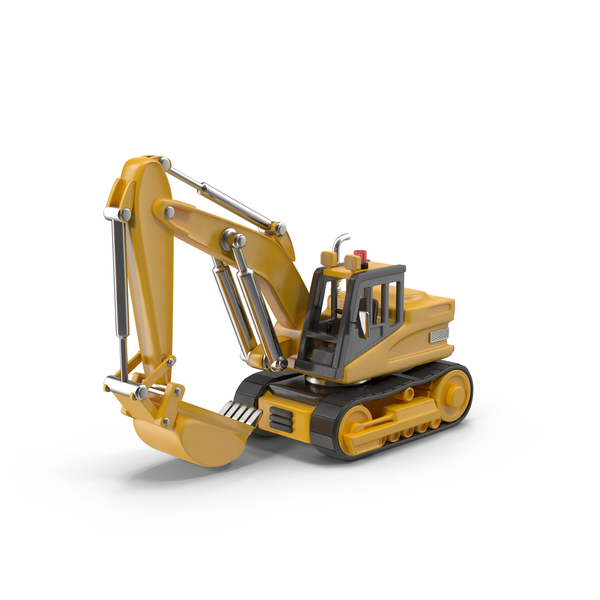 Cartoon Excavator PNG & PSD Images