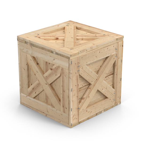 Square Wooden Crate PNG & PSD Images
